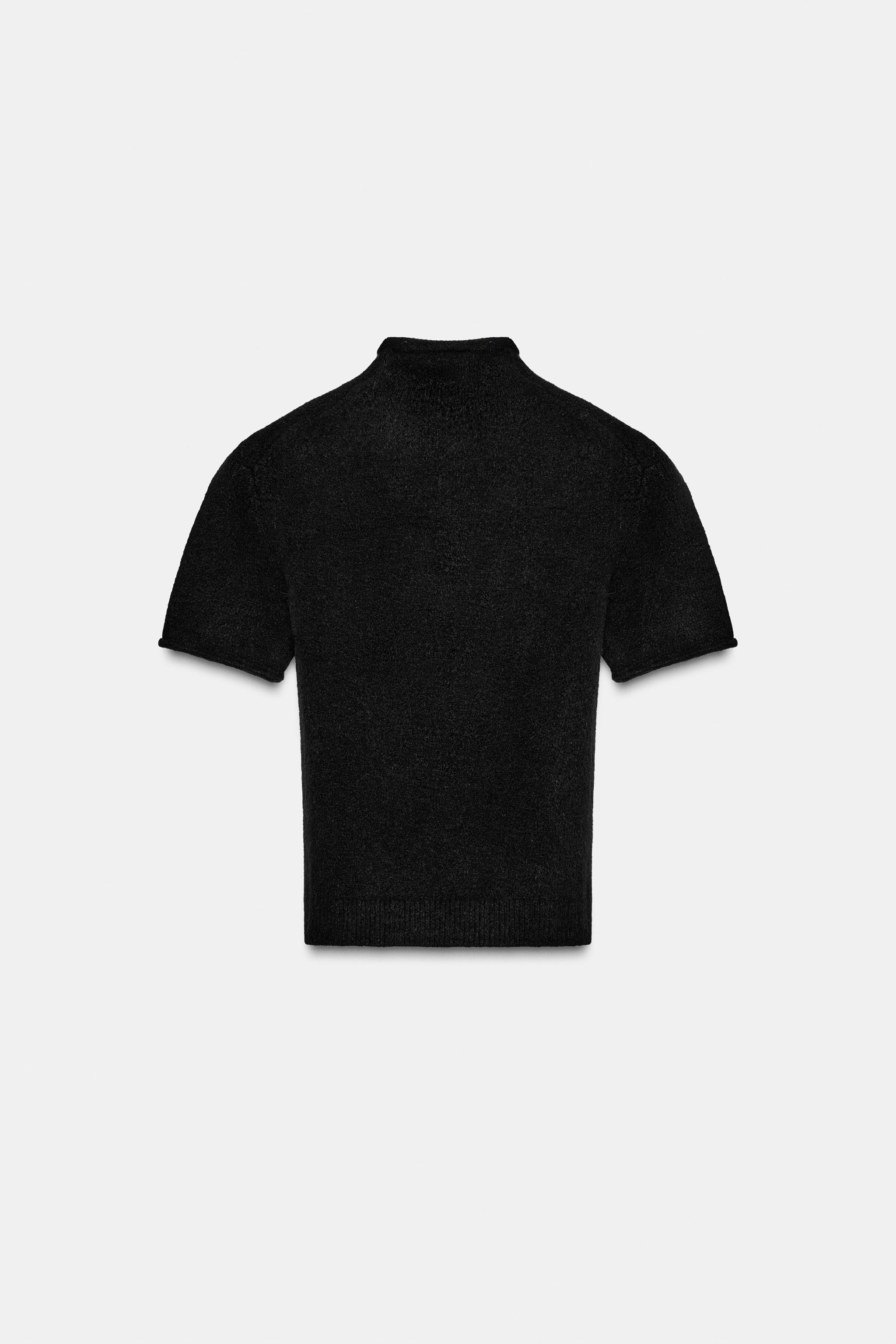 SOFT KNIT SHORT SLEEVE JUMPER | Zara UK