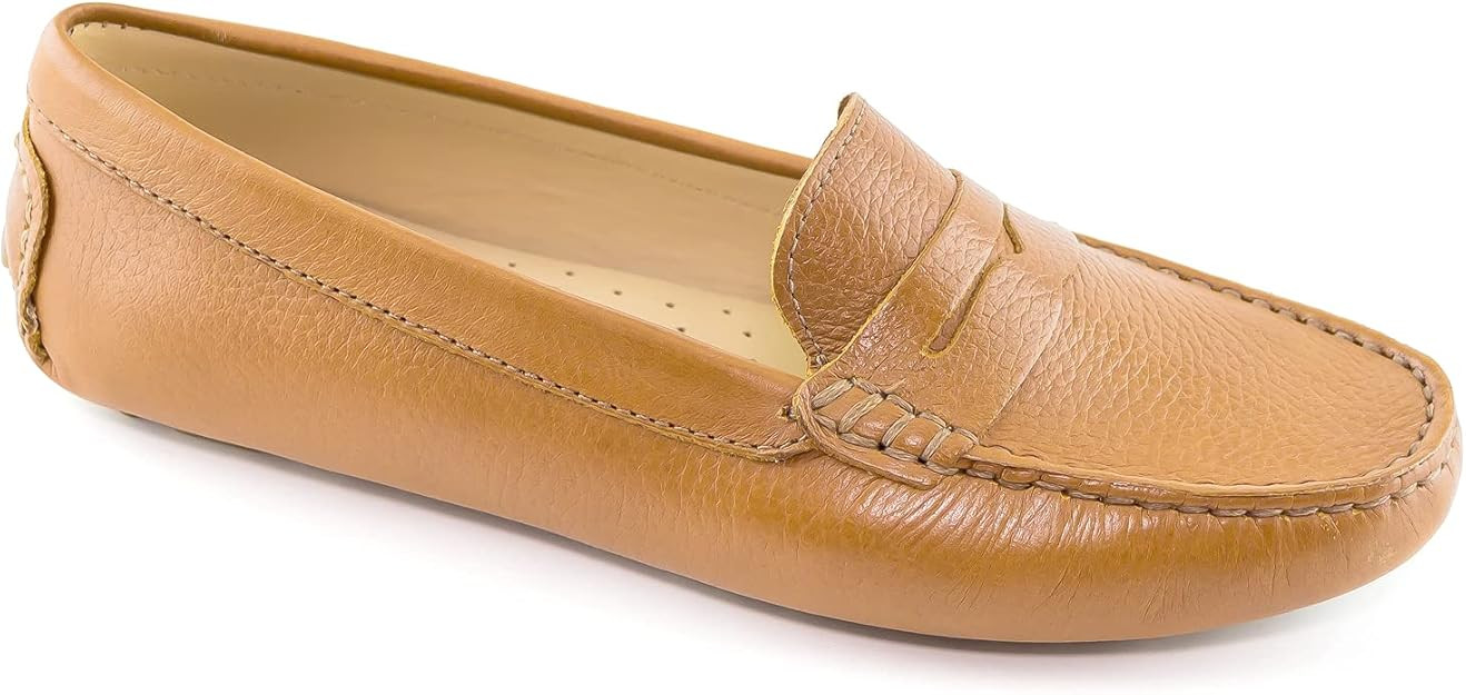 MJNY Womens Casual Comfortable Genuine Leather Lightweight Driving Moccasins Classic Fashion Penn... | Amazon (US)