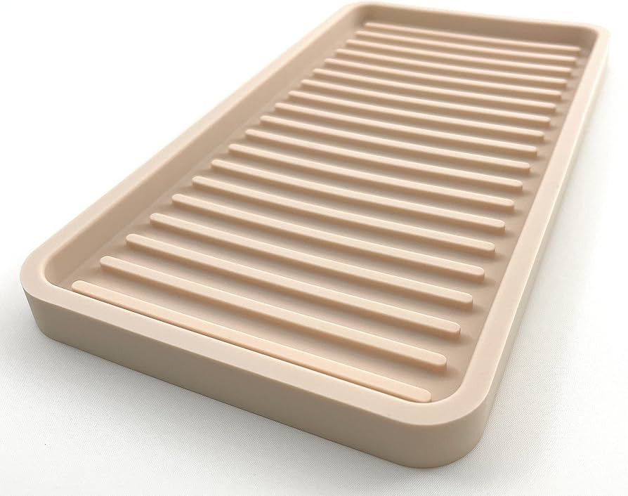 Happitasa Silicone Kitchen Sink Organizer Tray, Sponge Holder and Countertop Protector | Bathroom... | Amazon (US)