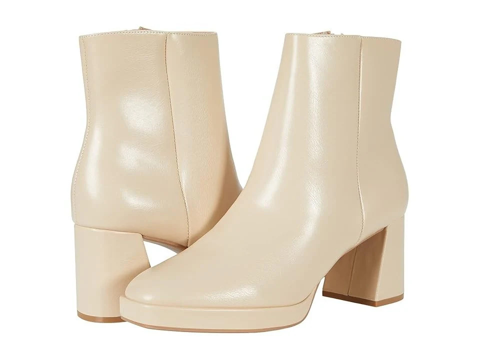 Chinese Laundry Dodger Boots Women's Cream Soft Zipper Ankle Bootie JOBB696 | Shop Simon