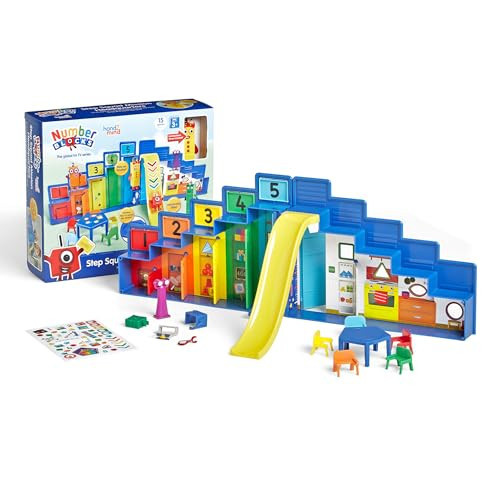 hand2mind Numberblocks Step Squad Mission Headquarters, Play Figure Playsets, Toddler Play House Toys, Action Figure Playset, Number Toys, Toy Figures, Math Toys for Kids 3-5, Birthday Gifts for Kids | Amazon (US)