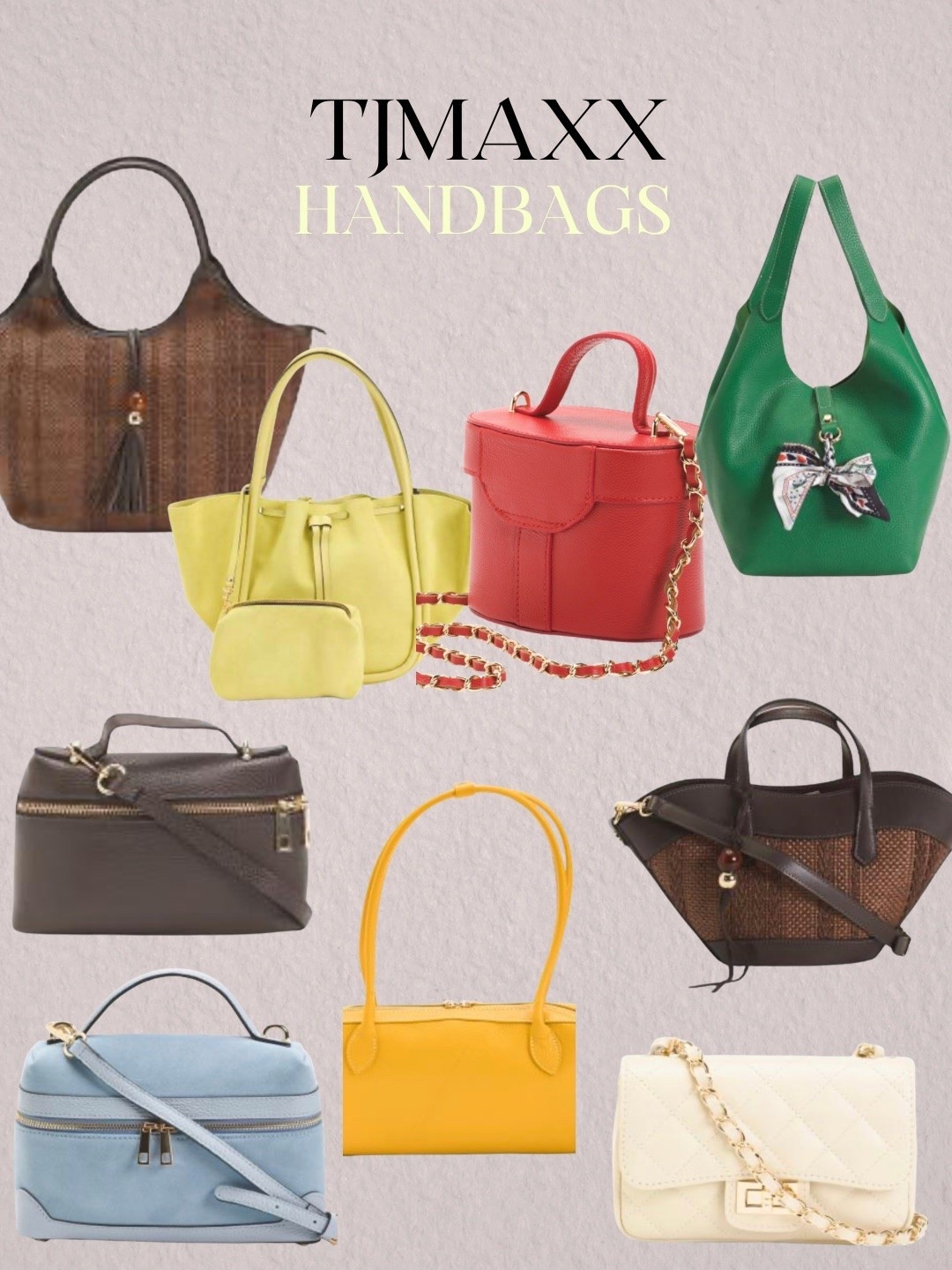 TJMAXX bags 
Some made in Italy all leather

#LTKdayinmylife #LTKmomlife #LTKootd