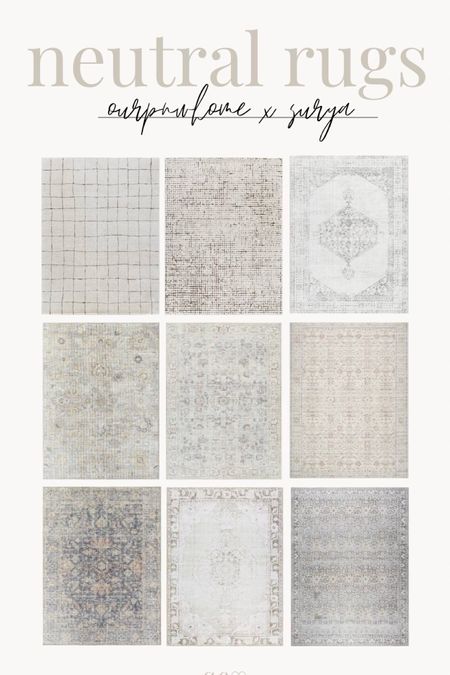 Ourpwnwhome just launched a neutral rug collection with surya!!! How beautiful are these area rugs!!!!


Amazon home, home decor, rugs, amazon finds, spring decor 


#LTKSpringSale #LTKhome #LTKSeasonal