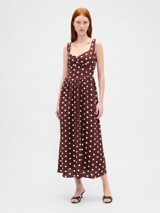 Seamed Drop-Waist Maxi Dress | Gap (US)