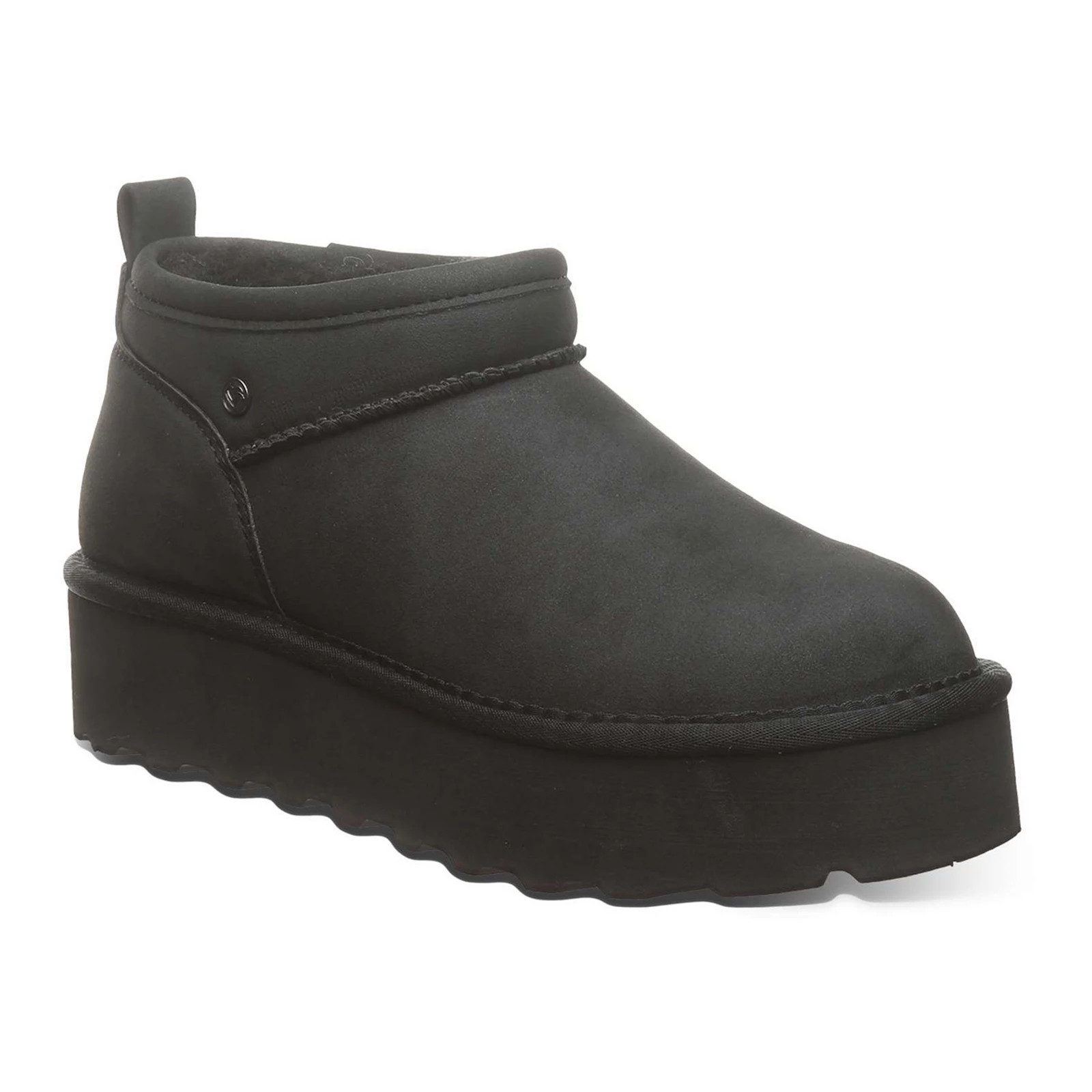 Bearpaw Retro Super Shorty Women's Suede Boots, Size: 12, Black | Kohl's