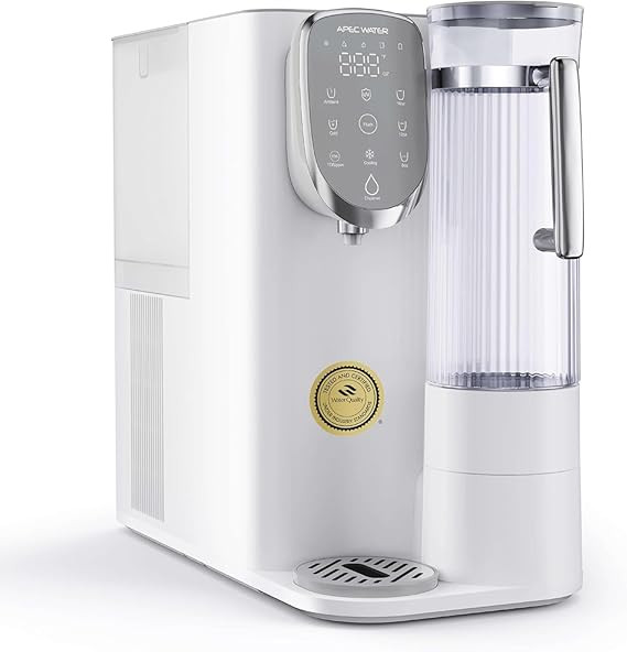 APEC Water Countertop Reverse Osmosis Water Filter, Chills Purified Water 40°F, 6 Stage w/UV RO ... | Amazon (US)