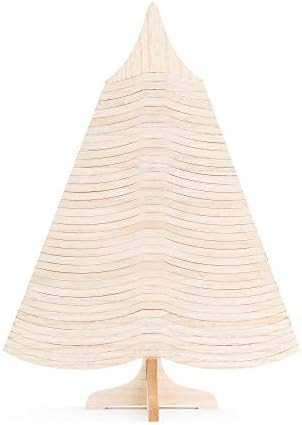 DEMDACO Natural Brown Adjustable Tree 22 x 14 Wood Decorative Tabletop Figurine | Amazon (US)