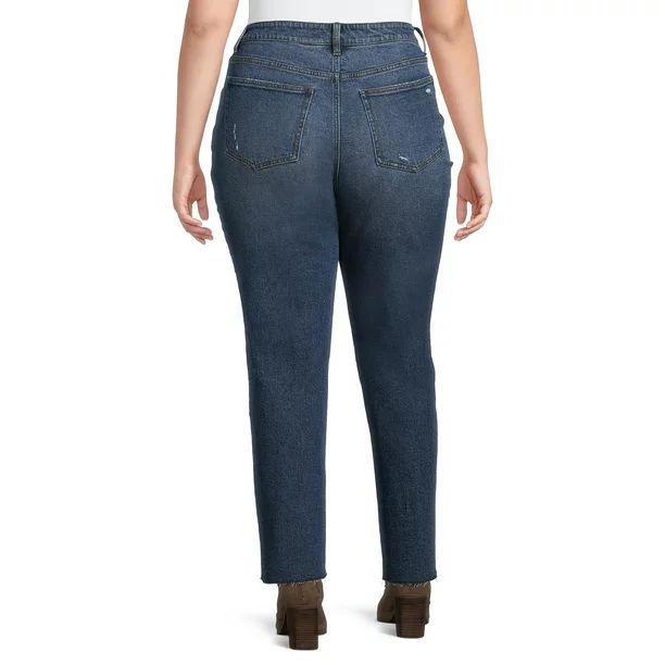 Terra & Sky Women's Plus Size Curvy Jeans | Walmart (US)