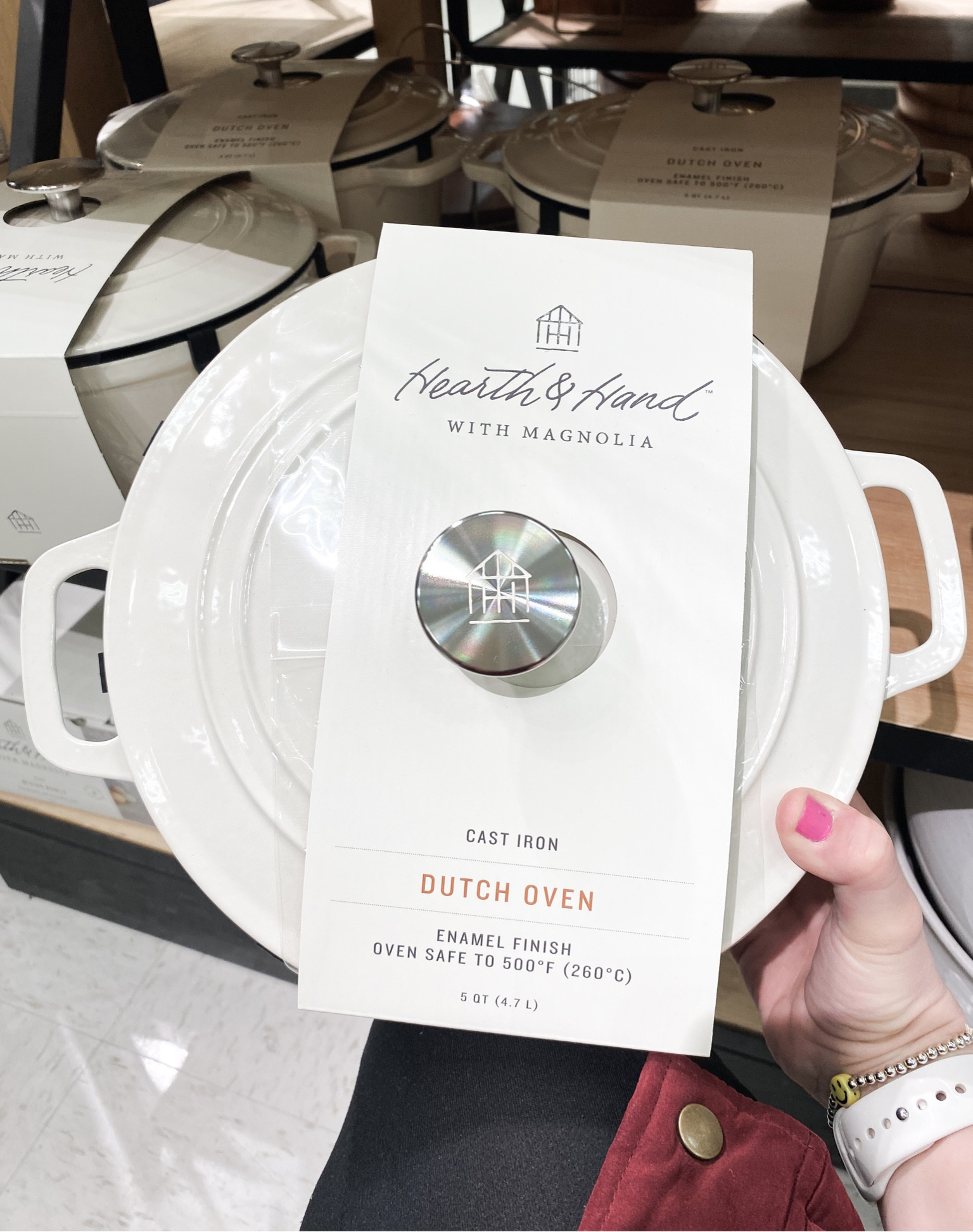 Hearth & Hand @ Target 🎯 enameled cast iron dutch oven is priced really well & gorgeous! ✨

#LTKfindsunder50 #LTKhome