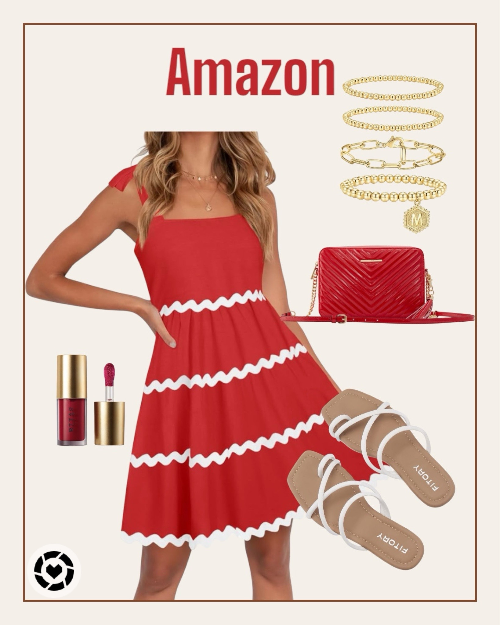 Amazing red dress and accessories from Amazon fashion. 
#dress

Follow my shop @417bargainfindergirl on the @shop.LTK app to shop this post and get my exclusive app-only content!

#liketkit #LTKSeasonal #LTKfindsunder50
@shop.ltk
https://liketk.it/53uKe

#LTKfindsunder50