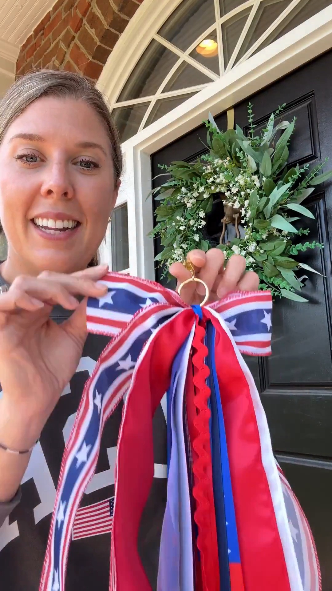Cutest 4th of July decor! This wreath ribbon is so great and inexpensive! 
#LTKSeasonal #LTKHome

#LTKSeasonal #LTKHome