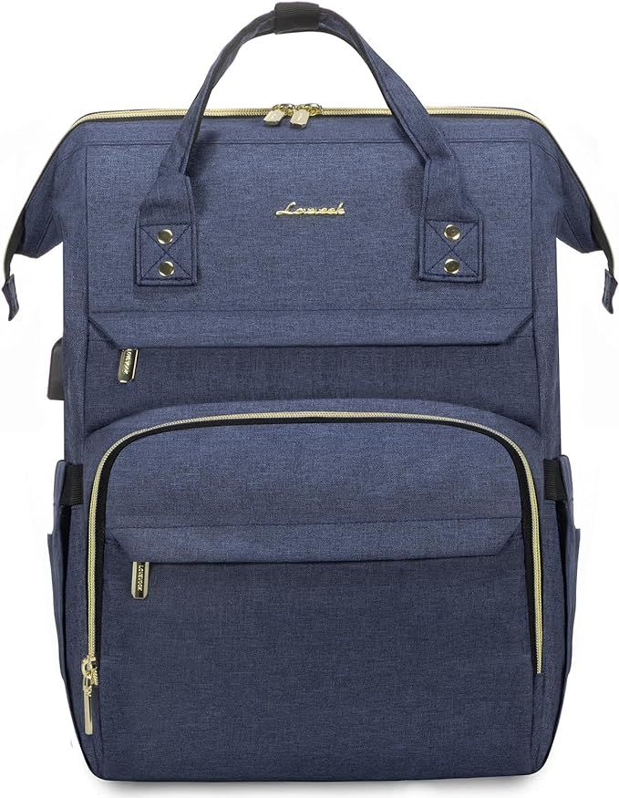 LOVEVOOK Laptop Backpack Women Teacher Backpack Nurse Bags, 15.6 Inch Womens Work Backpack Purse ... | Amazon (US)