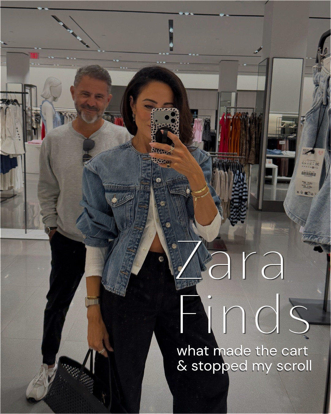 Dragged Serg into Zara with me so I could find all the goods for you! 🖤

#LTKSeasonal #LTKOver40