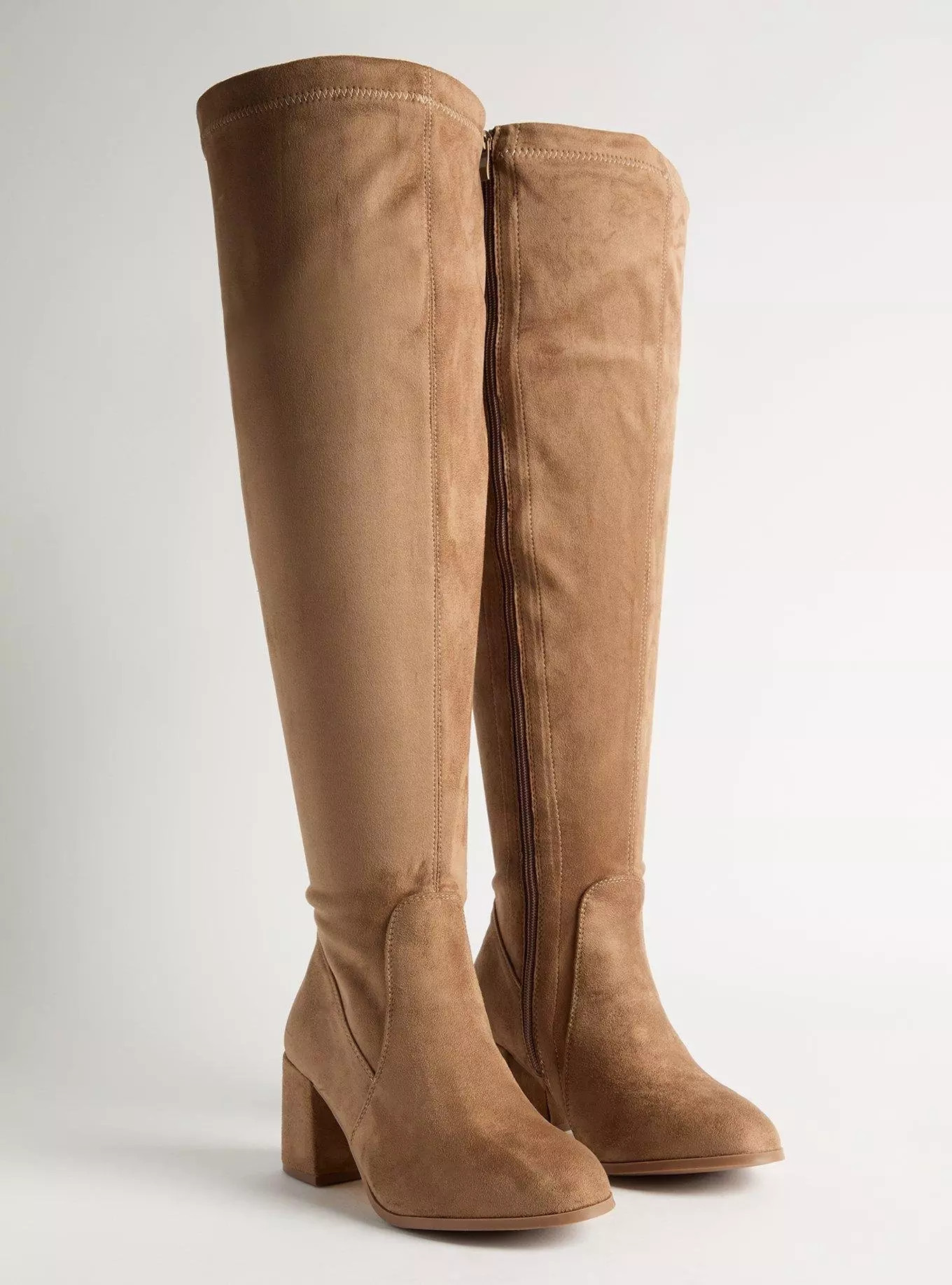 Block Heel Over The Knee Boot (WW) | Torrid (US & Canada)