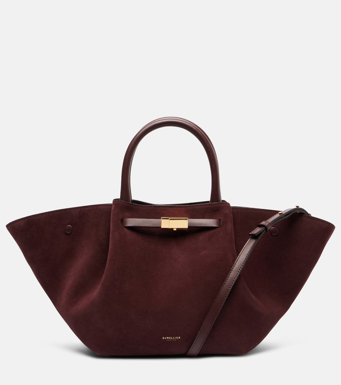 New York Midi suede tote bag | Mytheresa (UK)