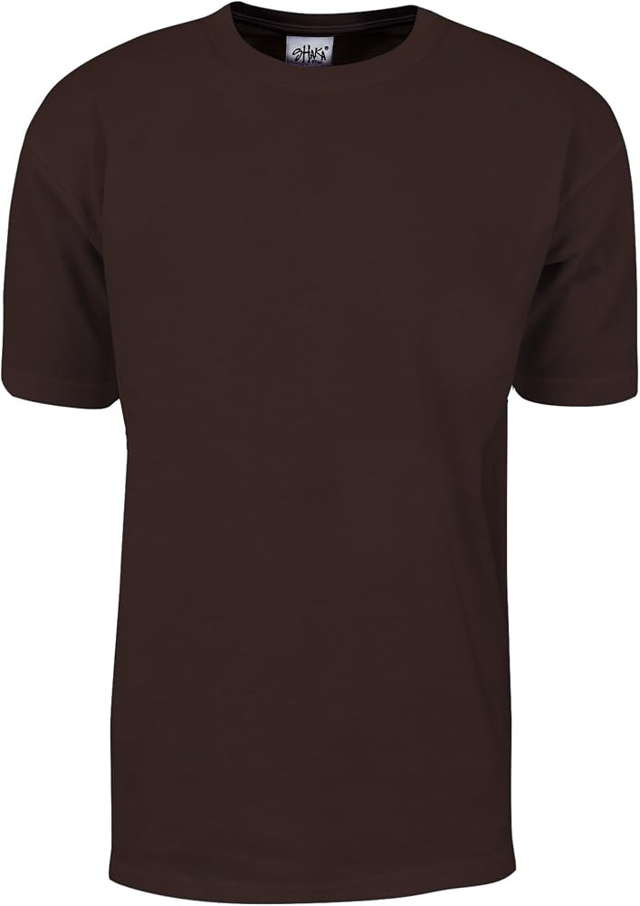 Shaka Wear Men's T Shirt – Max Heavyweight Cotton Short Sleeve Crew Neck Plain Tee Top Tshirts Regul | Amazon (US)