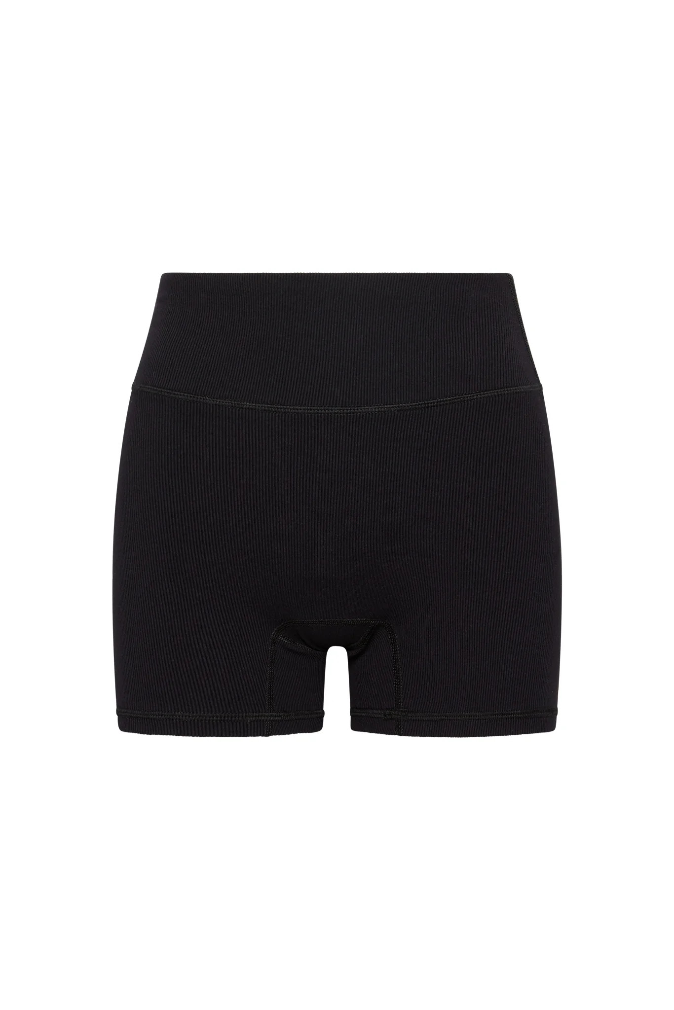 Elysian Short 4.5" - Black Lightweight Rib | Monday Swimwear