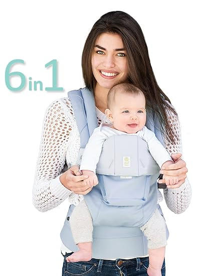 SIX-Position, 360° Ergonomic Baby & Child Carrier by LILLEbaby - The COMPLETE Organic (Powder Blue) | Amazon (US)