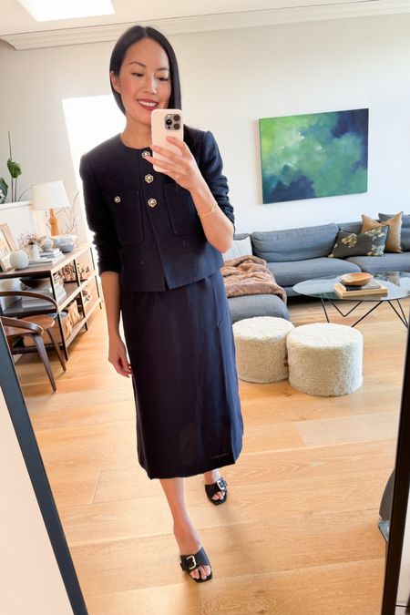 Heading on a business trip or have a big work meeting? This black dress and jacket is a great combo that will leave you looking and feeling good!

#classicstyle
#blackdress
#summerworkwear
#officeoutfit
#girlboss

#LTKFindsUnder100 #LTKSeasonal #LTKStyleTip