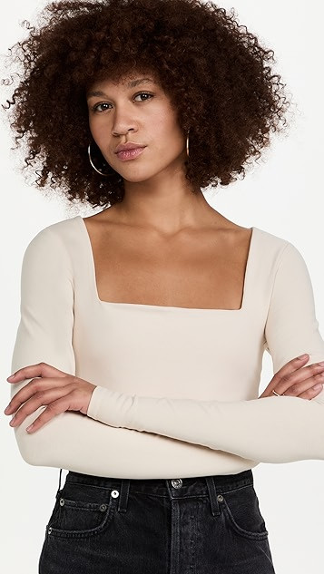 Square Neck Long Sleeve | Shopbop
