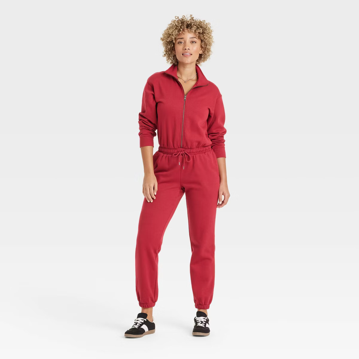 Women's Leisure Studio Long Sleeve Fleece Jumpsuit - Universal Thread™ | Target