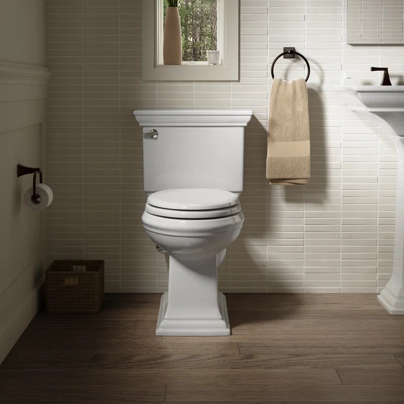 Memoirs® Stately Comfort Height 1.6 gpf Two-piece Elongated Toilet | Wayfair North America