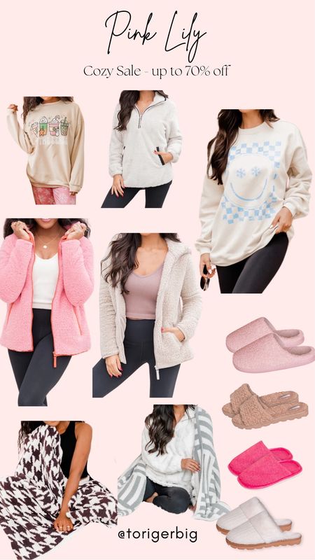 Pink Lily cozy sale going on now. Be sure to grab some great deals for this holiday season. #Cozy #Jacket #PinkLily #Sale.

#LTKGiftGuide #LTKHoliday #LTKstyletip