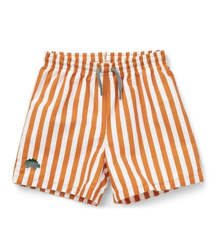 LDIOIF Baby Toddler Boys Swim Trunks Quick Dry Swim Short Boy Swimsuit Orange Stripe Bathing Suit Swimming Trunks 12-18 Month | Amazon (US)