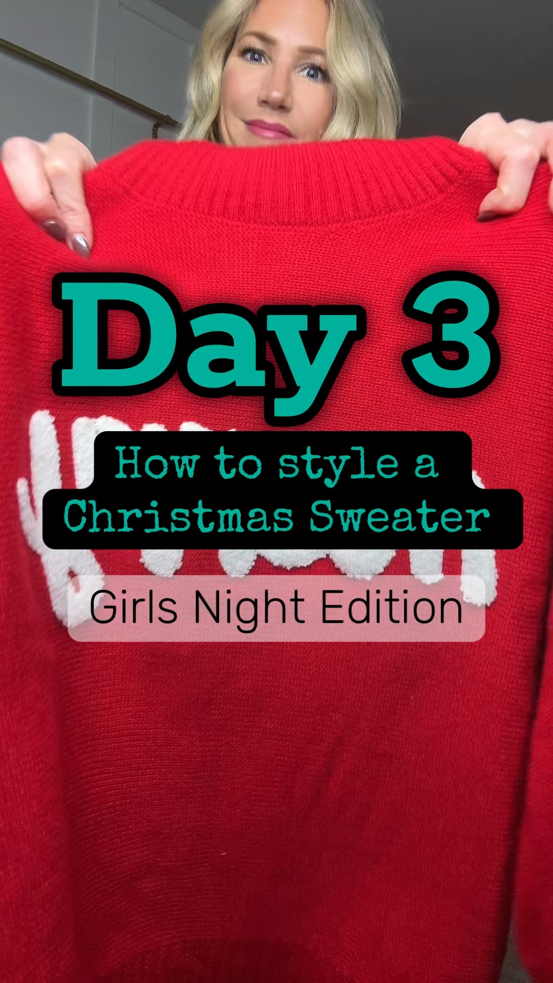 Holiday outfit inspo for my 40+ girls. A cozy red sweater, plaid mini, tall boots, and a festive pop of glam. Perfect for girls’ night, holiday cocktails, date night, or any Christmas event where you want to feel cute without overthinking it. ❤️🎄  

#LTKgrwm #LTKHoliday #LTKOver40