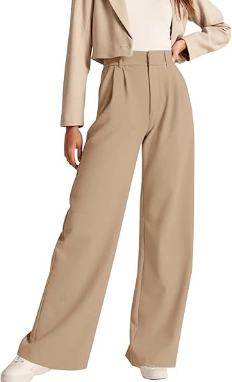 NIMIN High Waisted Work Pants for Women Business Casual Outfits 2025 Office Dress Pants Trousers ... | Amazon (US)