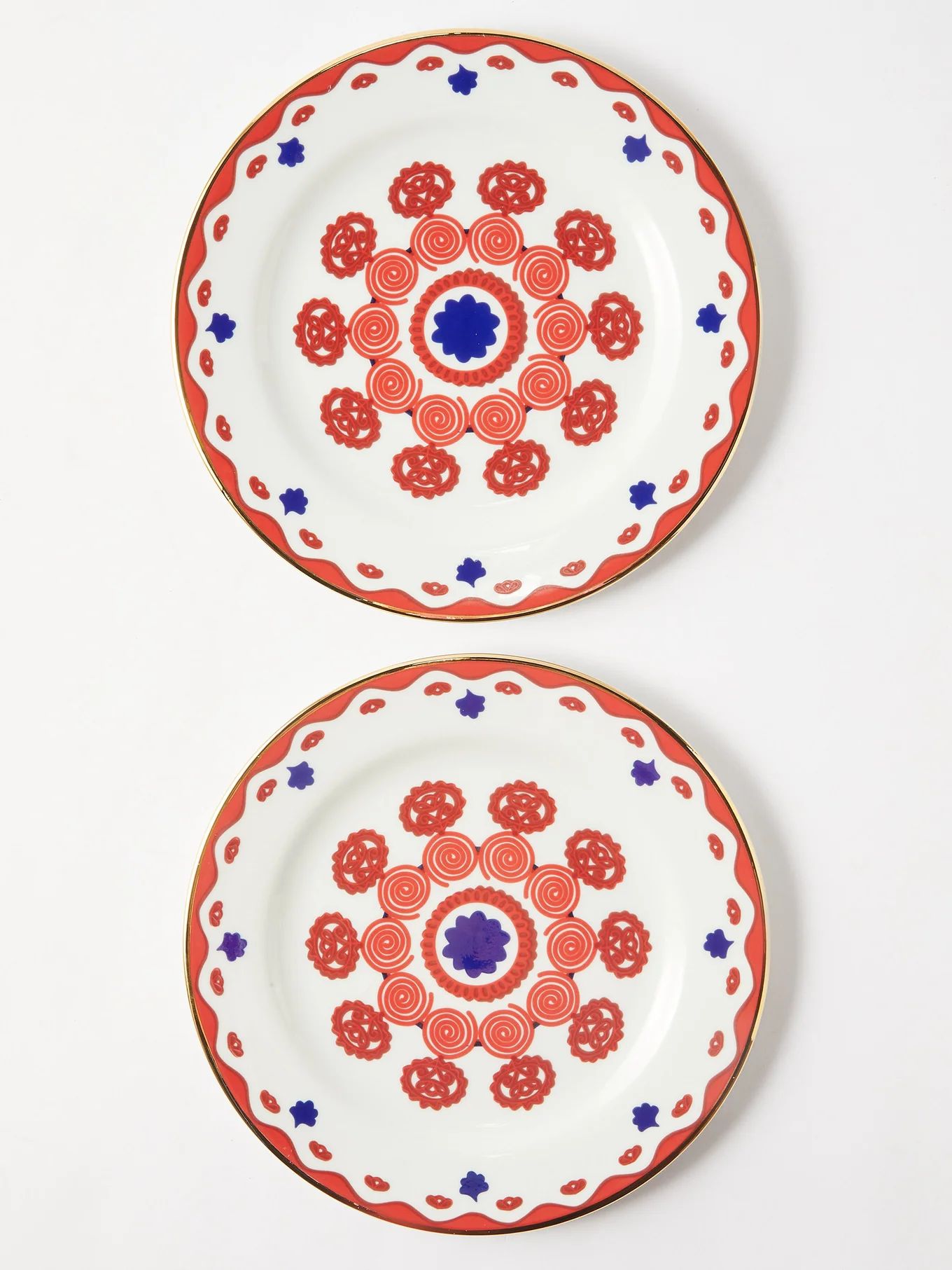 X Von Bartha Miki set of two dessert plates | La DoubleJ | Matches (US)