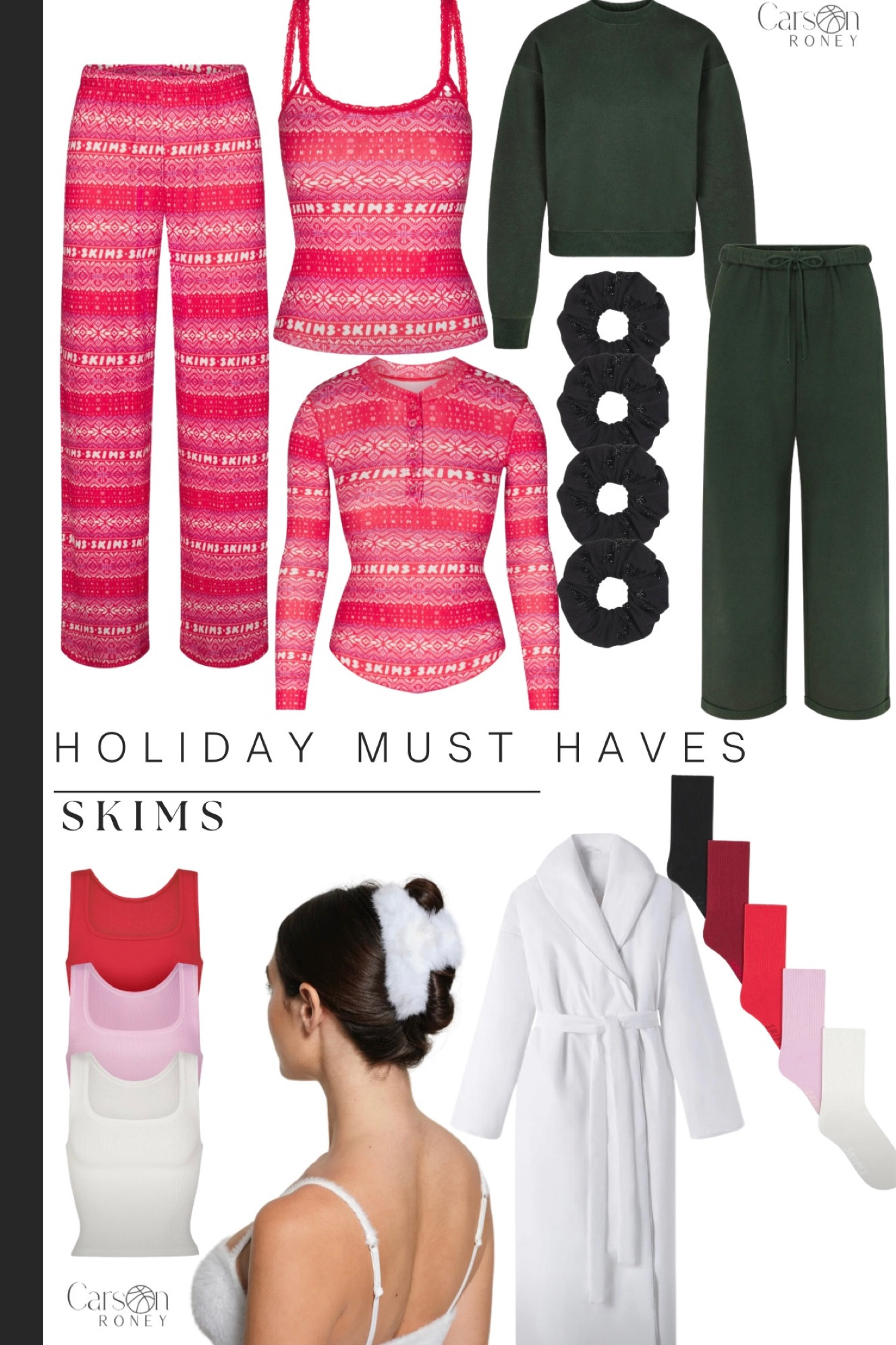 Skims holiday must haves! 



Skims loungewear, cozy loungewear, holiday loungewear, loungewear set, holiday outfit, Christmas outfit, winter outfit, scrunchie, hair tie, tank top, crop top, Christmas gift, holiday gift, socks, bath robe, gift ideas

#LTKsalealert #LTKCyberWeek #LTKGiftGuide