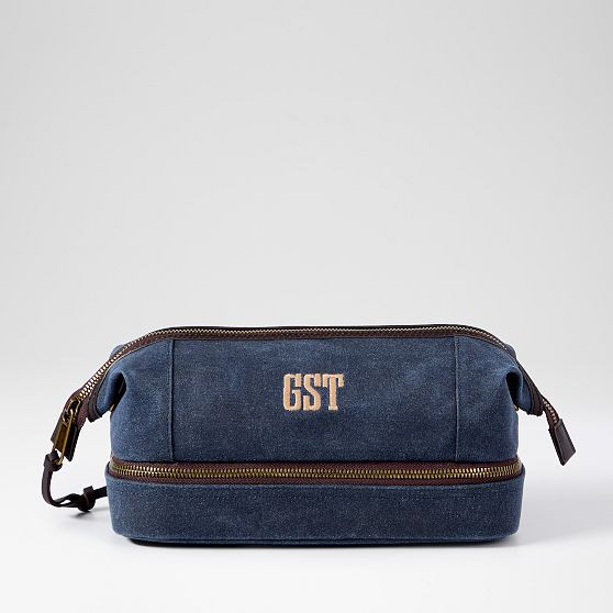 Jack Waxed Canvas Travel Pouch | Mark and Graham