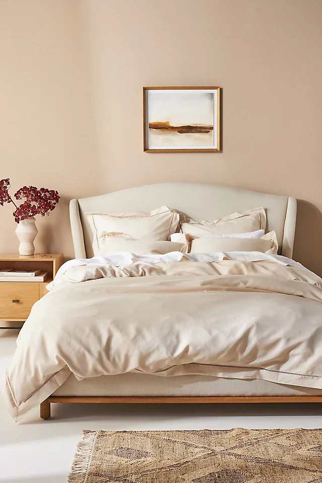 Tencel Linen Blend Duvet Cover | Anthropologie (US)