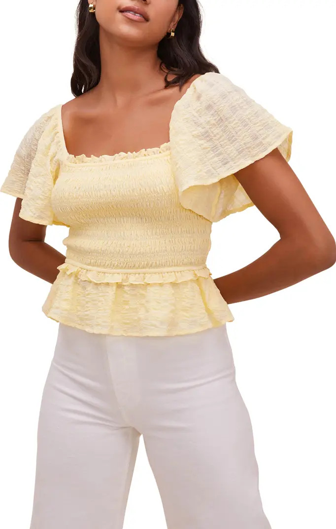 January Smocked Top | Nordstrom