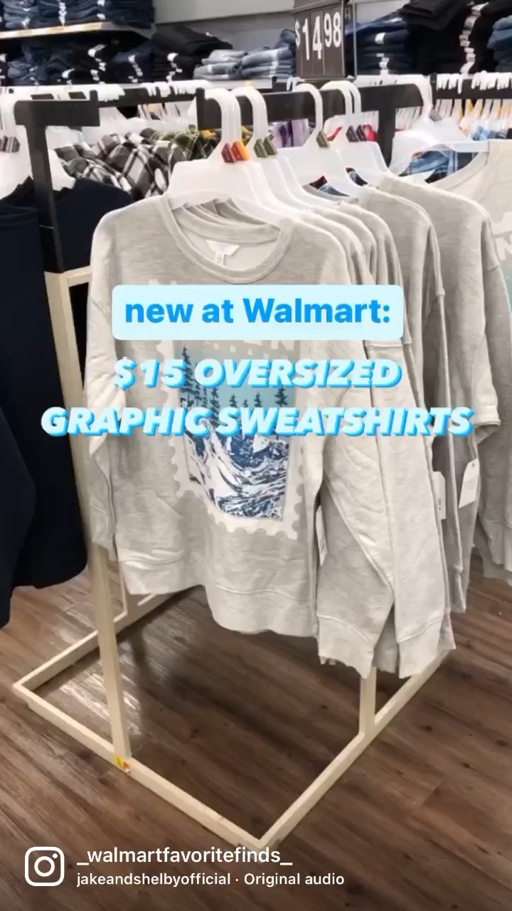 These oversized graphic sweatshirts will go fast! Only $15








#walmart #walmartfinds #walmartfashion #walmartdeals #walmartstyle #walmartfinds #fallfashion #fallstyle #walmartbargains #walmartshares #walmarthaul #addtocart #styleforless #timeandtru #falloutfit #noboundaries #casual #walmartdaily #walmartstyles #budgetfriendly #affordable #fashiononabudget #styleonabudget  #addtocartkindaday 

#LTKunder50 #LTKunder100 #LTKstyletip