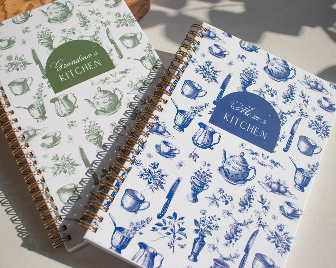 Personalized Recipe Book Binder Custom Journal Cookbook Personalized Gifts for Her Bridal Shower ... | Etsy (US)