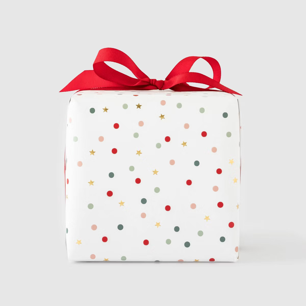 Colorful Dots and Gold Foil Stars Gift Wrap - Sugar Paper + Target | Target