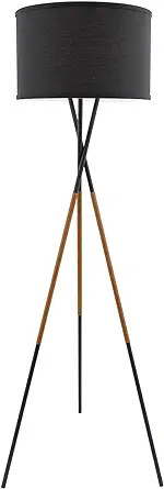 Kira Home Sadie 61" Mid Century Modern Tripod LED Floor Lamp + 9W Bulb (Energy Efficient/Eco-Frie... | Amazon (US)