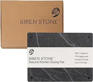 Natural Dish Drying Mat – Eco-Friendly, Rapid-Dry Technology | Modern Design | Non-Toxic | BPA-... | Amazon (US)