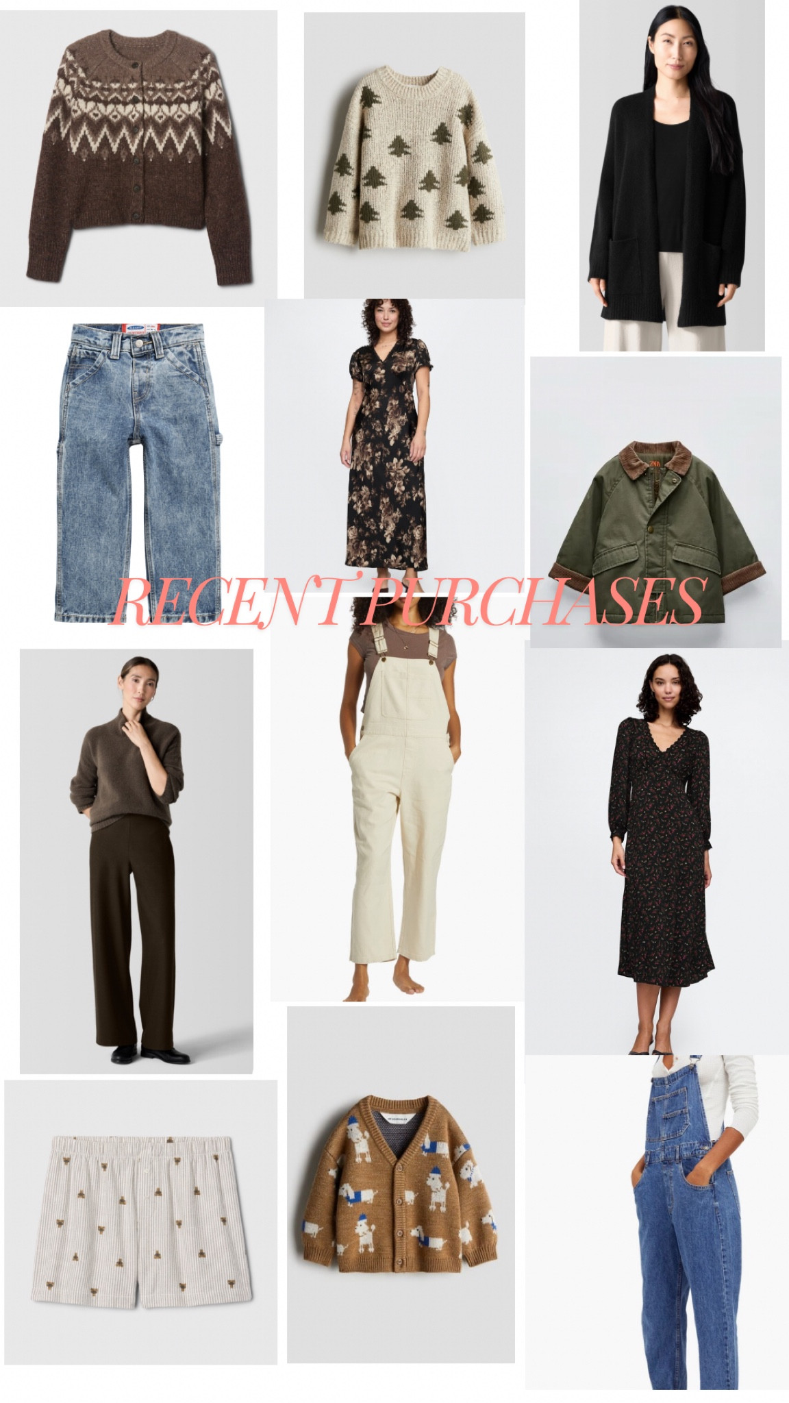 Recent purchases for fall and the holidays! 

#LTKSaleAlert #LTKKids #LTKFindsUnder100