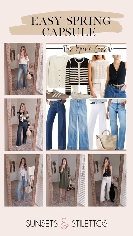 This week’s capsule wardrobe. Featuring our favorite picks that blend spring into summer, to match your budget friendly wants with trending style!

#LTKstyletip #LTKVideo #LTKover40