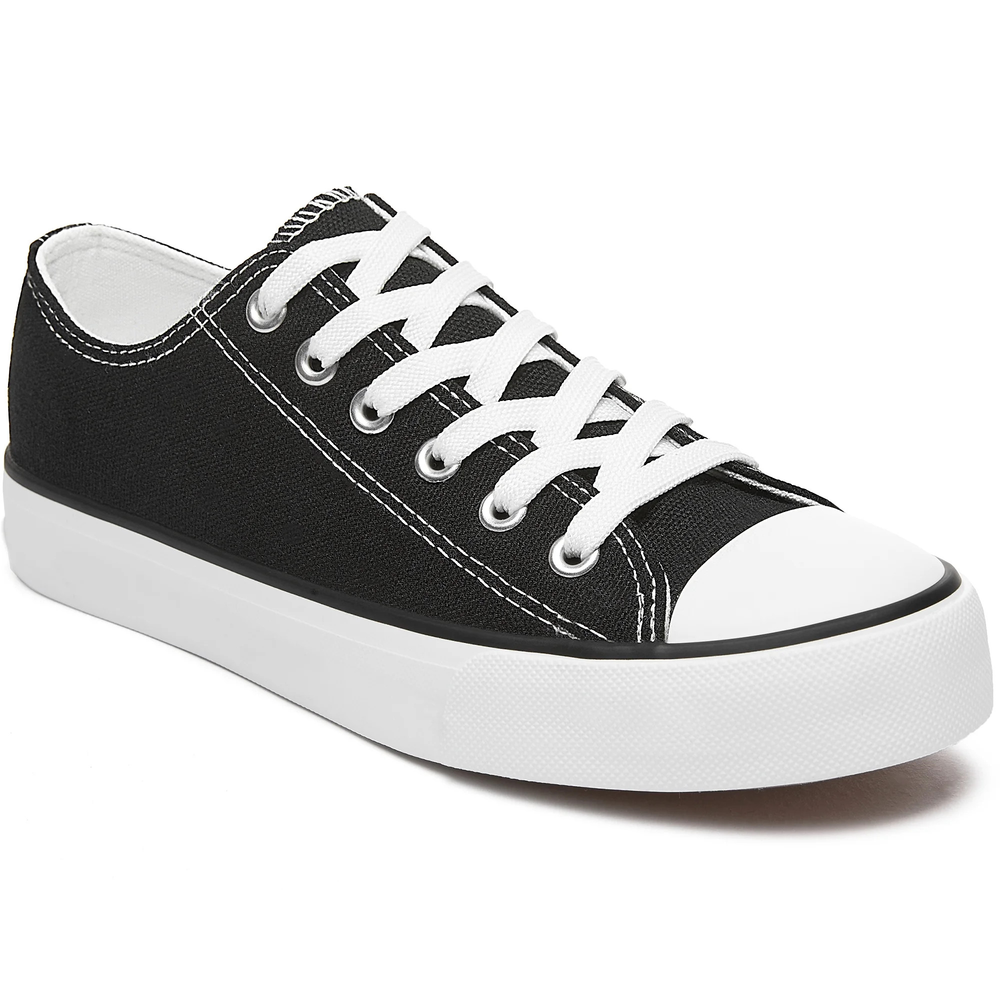 Shirry Womens Canvas Shoes Low Top Shoes Fashion Sneaker Walking Shoes for Woman Classic Casual S... | Walmart (US)