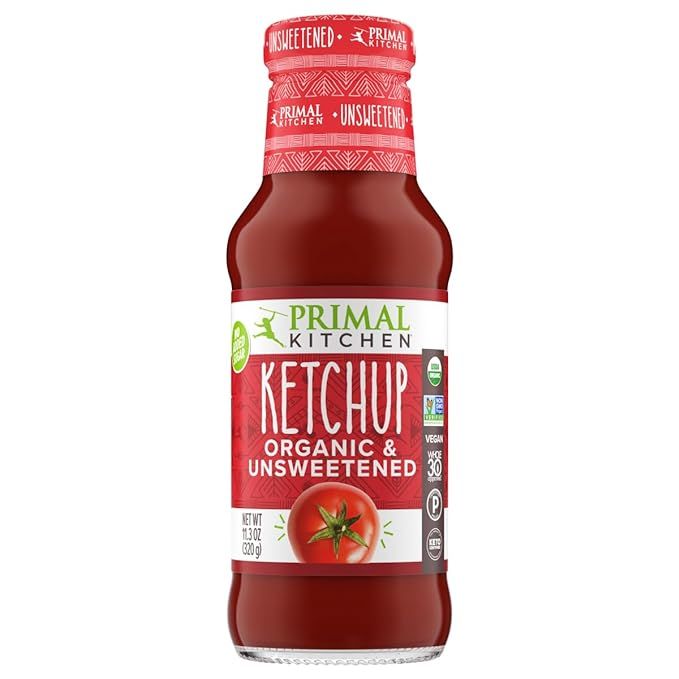 Primal Kitchen, Organic Unsweetened Ketchup, 11.3 oz | Amazon (US)