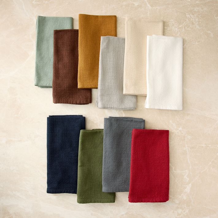 Slub Cotton 20" x 20" Napkin Sets | West Elm (US)