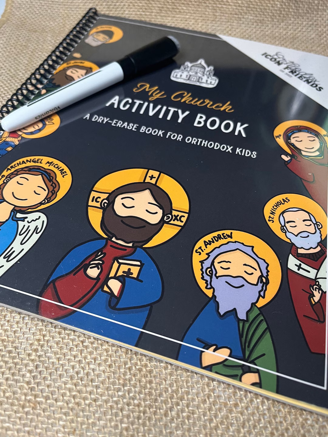 My Church Activity Book: A Dry-erase Book for Orthodox Kids - Etsy | Etsy (US)