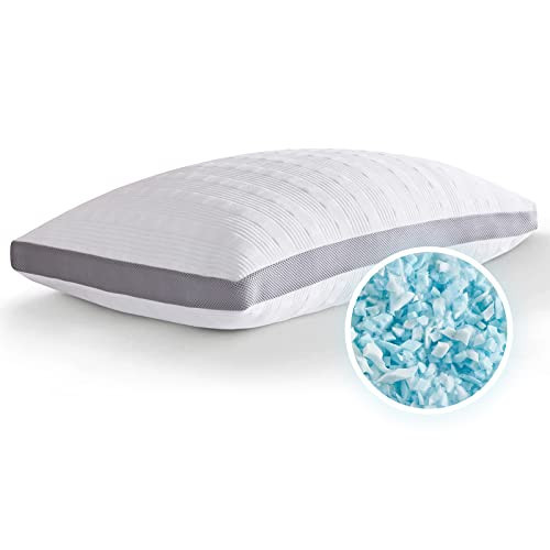 Meoflaw Cooling Pillows Standard Size,Shredded Memory Foam Bed Pillows for Sleeping, Supportive Standard Pillows for Back & Side Sleepers,Adjustable Pillows Standard Size with Washable Removable Cover | Amazon (US)