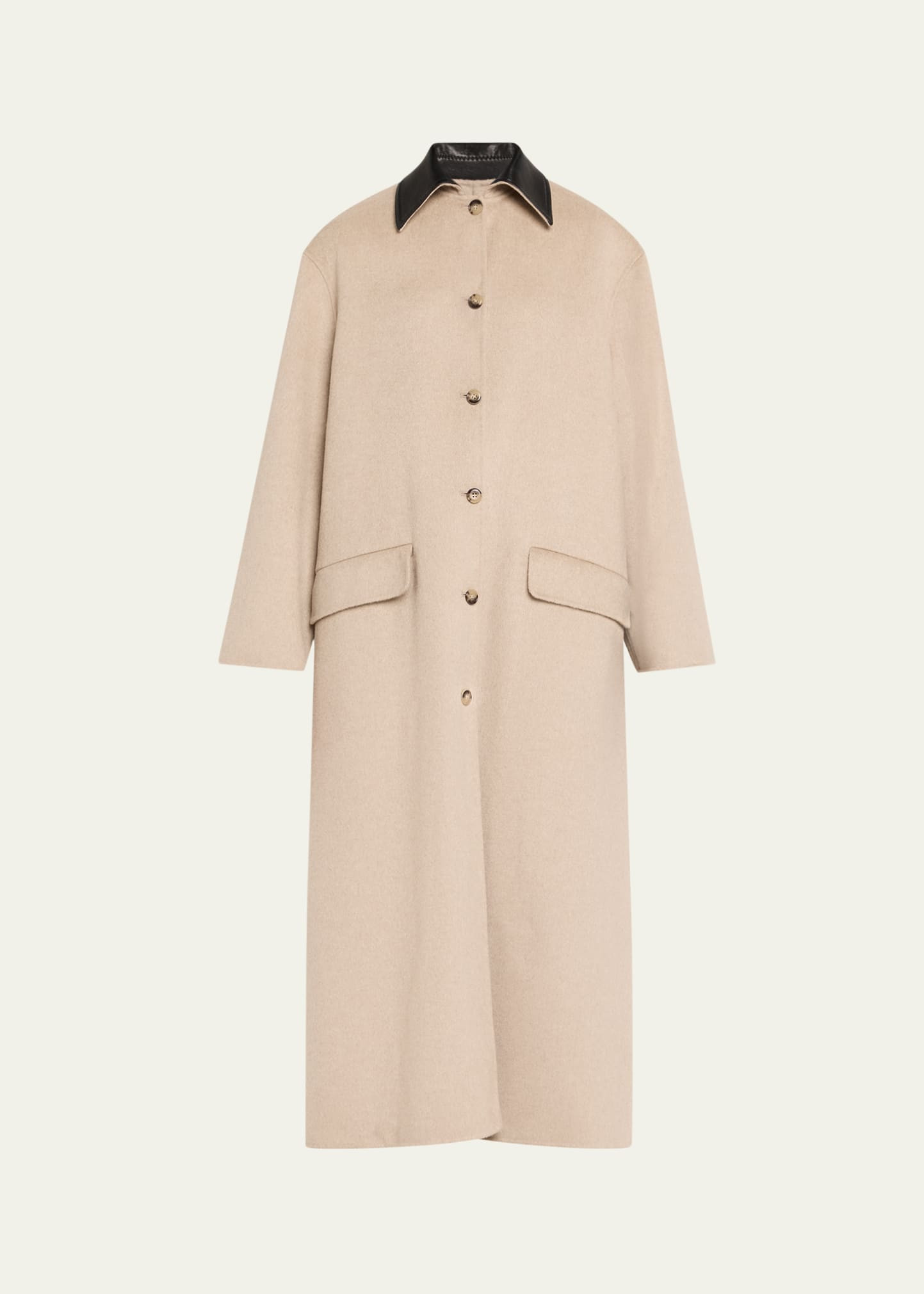 Nanushka Rowina Double Wool Coat | Bergdorf Goodman