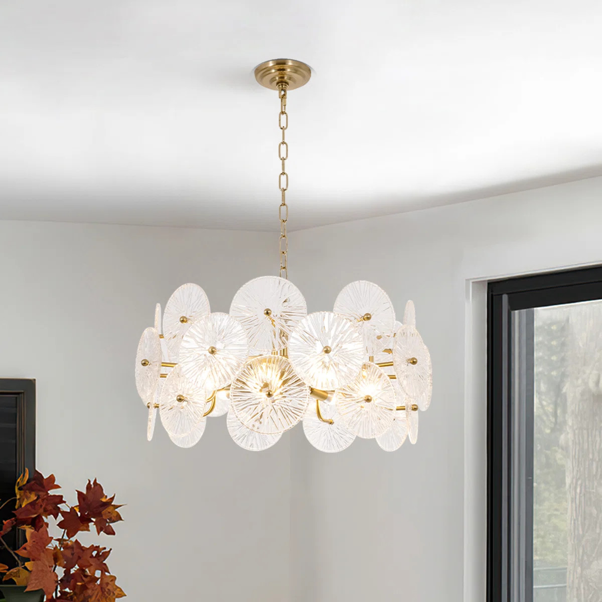 Asdrubal 9-Light Dimmable Wagon Wheel Chandelier | Wayfair North America