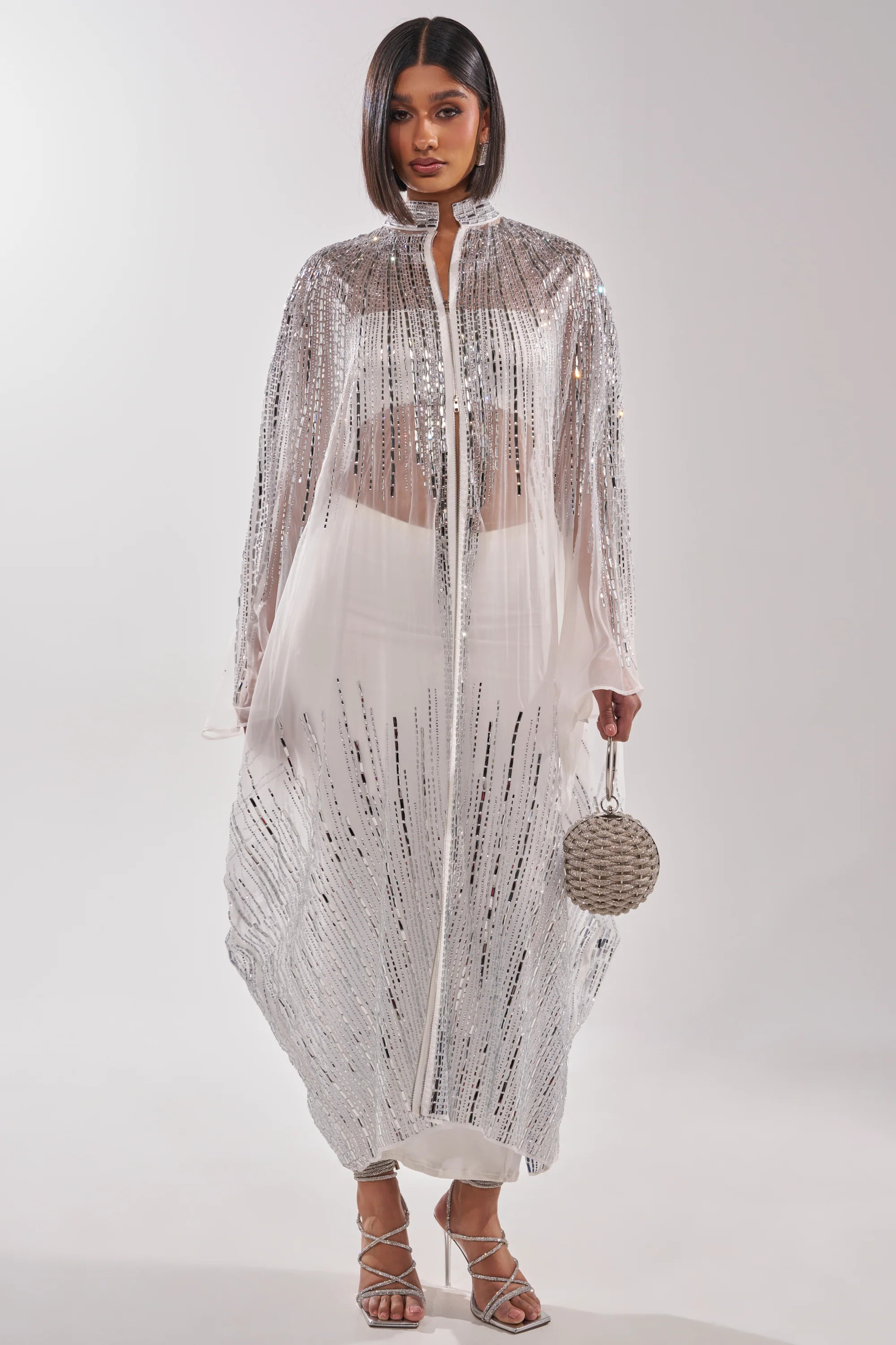 AKIRA Sparkle And Shine Blouse | White | AKIRA